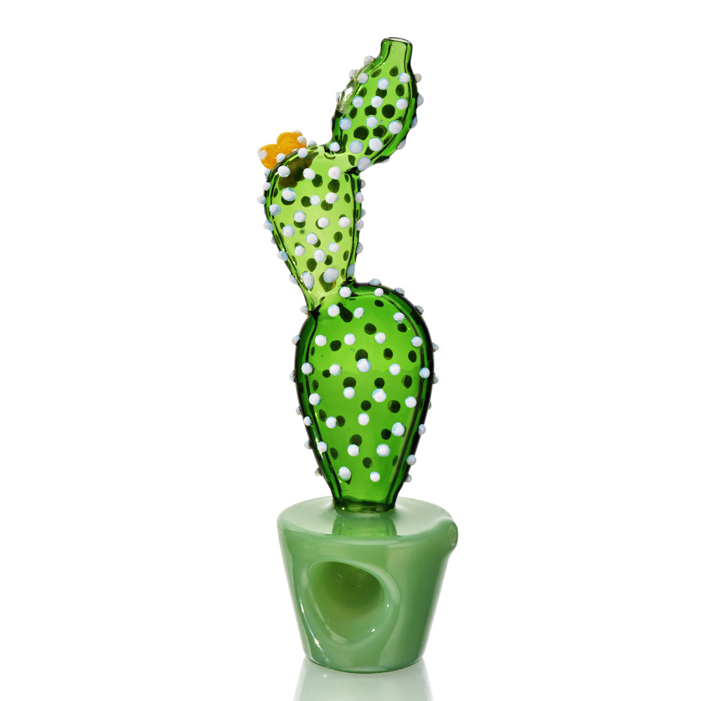 Bonsai Series: Transparent Potted Prickly Pear Hand Pipe