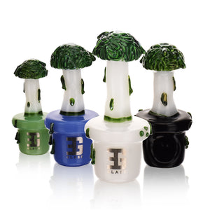 Bonsai Series: Potted Green Brain Mushroom Hand Pipe