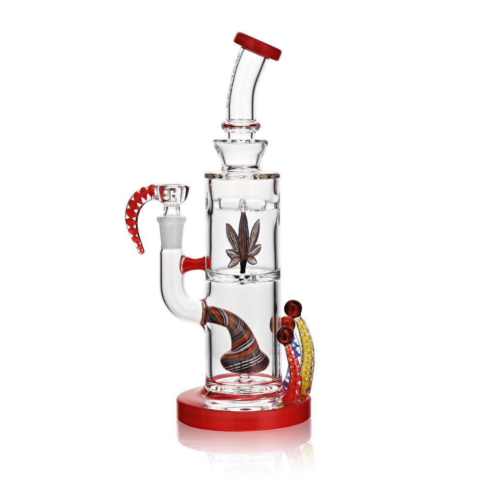 Spinning Leaf Water Pipe