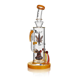 Spinning Leaf Water Pipe