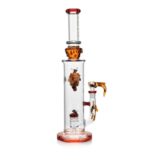 Honey Bee Straight Tube Bong