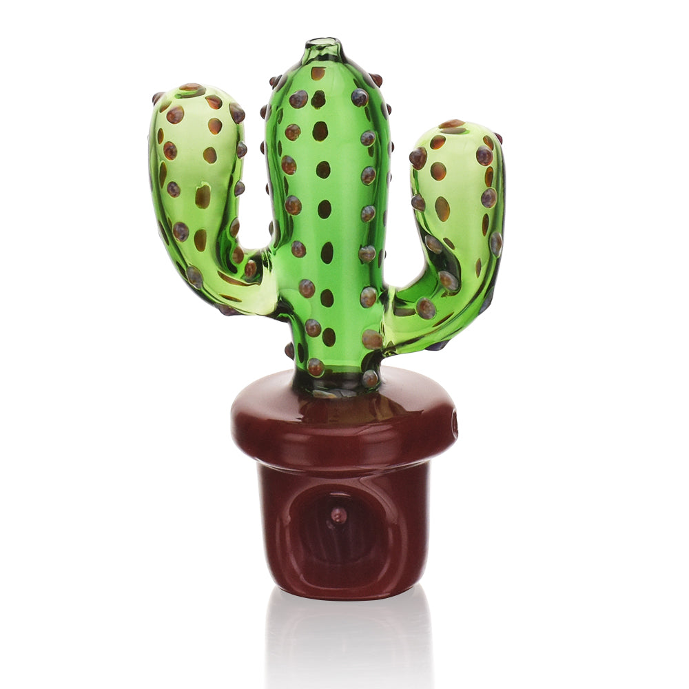 Bonsai Series: Potted Transparent Cactus Hand Pipe
